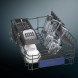 Siemens SR23EW28KE smalle vrijstaande vaatwasser