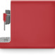 Smeg BCC02RDMEU volautomatische koffiemachine - mat rood - retro jaren 50