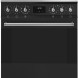 SMEG C6IPMBM2 mat zwart inductie fornuis 60 cm breed