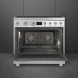 De ruime oven met dubbele ventilator zorgt voor een gelijkmatige verdeling en snelle opwarming