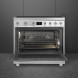 De grote oven met energieklasse A label en kernthermometer in de Smeg C9IMX2