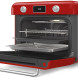 Smeg COF01RDEU vrijstaande combi-stoomoven - rood