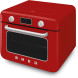 Smeg COF01RDEU vrijstaande combi-stoomoven - rood