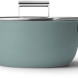 Foto van de voorzijde van de Smeg CSF2412EGM braadpan in de kleur Emerald Green