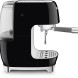 Smeg ECF03BLEU koffiemachine - zwart