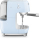 Smeg ECF03PBEU koffiemachine - pastelblauw