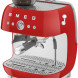 Smeg EGF03RDEU espresso koffiemachine - rood