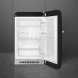 Smeg FAB10HRBL6 retro jaren 50 koelkast - zwart - tafelmodel