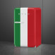 Smeg FAB10HRDIT6 retro jaren 50 koelkast - Italian Flag