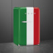 Smeg FAB10HRDIT6 retro jaren 50 koelkast - Italian Flag
