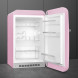 Smeg FAB10HRPK6 retro jaren 50 koelkast - roze - rechtsdraaiend