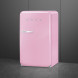 Smeg FAB10HRPK6 retro jaren 50 koelkast - roze - rechtsdraaiend