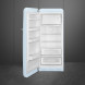 Smeg FAB28LPB6 retro jaren 50 koelkast - pastel blauw - linksdraaiend