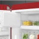 Smeg FAB28LRD6 retro jaren 50 koelkast - rood - linksdraaiend