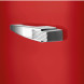 Smeg FAB28LRD6 retro jaren 50 koelkast - rood - linksdraaiend