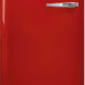 Smeg FAB28LRD6 retro jaren 50 koelkast - rood - linksdraaiend