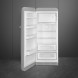 Smeg FAB28LSV6 retro jaren 50 koelkast - zilver - linksdraaiend