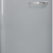 Smeg FAB28LSV6 retro jaren 50 koelkast - zilver - linksdraaiend