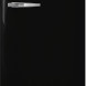 Smeg FAB28RBL6 retro jaren 50 koelkast - zwart - rechtsdraaiend