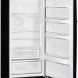 Smeg FAB28RDBLM6 retro jaren 50 koelkast - mat zwart - rechtsdraaiend