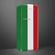 Smeg FAB28RDIT6 retro jaren 50 koelkast - Italia flag