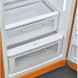 Smeg FAB28ROR6 retro jaren 50 koelkast - oranje