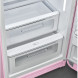 Smeg FAB28RPK6 retro jaren 50 koelkast - roze