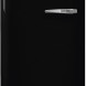 Smeg FAB30LBL6 retro jaren 50 koelkast - zwart - linksdraaiend