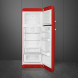 Smeg FAB30RRD6 vrijstaand koelkast - Rood