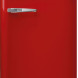 Smeg FAB30RRD6 retro jaren 50 koelkast - rood