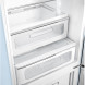 Smeg FAB32RPB6 retro jaren koelkast - pastel blauw