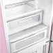Smeg FAB32RPK6 retro jaren 50 koelkast - roze