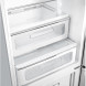 Smeg FAB32RSV6 vrijstaand koelkast - Zilver