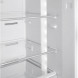 Smeg FAB32RSV6 vrijstaand koelkast - Zilver