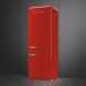 Smeg FAB38RRD6 retro jaren 50 koelkast - rood - rechtsdraaiend