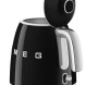 Smeg KLF05BLEU retro jaren '50 waterkoker - zwart