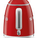 Smeg KLF05RDEU retro jaren '50 waterkoker - rood