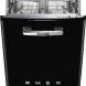 Smeg ST2FABBL2 onderbouw vaatwasser - retro jaren 50 - zwart