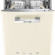 Smeg STFABCR3 retro jaren 50 onderbouw vaatwasser - crème