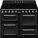 Smeg TR4110IBL2 inductie fornuis - 110 cm breed - zwart