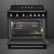 SMEG TR90IMBL thermogeventileerde oven met 10 kookfuncties