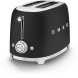 Smeg TSF01BLMEU broodrooster mat zwart