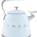 Smeg WKF01PB fluitketel - jaren 50 - pastelblauw