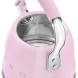 Smeg WKF01PK fluitketel - jaren 50 - roze