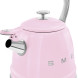Smeg WKF01PK fluitketel - jaren 50 - roze