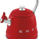 Smeg WKF01RD fluitketel - jaren 50 - rood