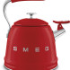 Smeg WKF01RD fluitketel - jaren 50 - rood