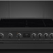 Smeg B95IMAN9 inductie fornuis - volledig antraciet