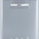 Smeg BLV2X2 zilvermetalic retro vaatwasser