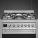 Smeg C7GMXNLK9 fornuis roestvrijstaal - 70 cm. breed